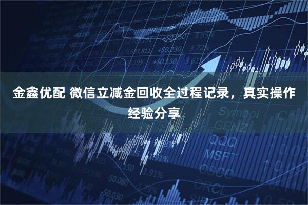金鑫优配 微信立减金回收全过程记录，真实操作经验分享